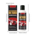 thumbnail image 2 of Eoozwa Car Headlight Restoration Kit 100ml for Scratch Polish Maintenance Easy Application Clear Lens Protection Detailing Essential, 2 of 6