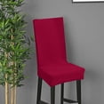 thumbnail image 3 of XZNGL Dining Chair Covers,Solid Color Brushed High Elastic Chair Cover Soft and Comfortable Chair Seat Cover -Proof and Dirt- Chair Slipcover Suitable for Dining Chair,High Chair Cover, 3 of 4