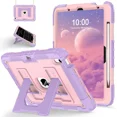 thumbnail image 1 of Case for iPad Air 11 Inch M3 2025 M2 2024 / iPad Air 5th 2022 / iPad Air 4th Generation 2020 10.9 Inch, Shockproof Protective Cover with Kickstand Shoulder Strap, 1 of 7