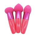 thumbnail image 1 of 3Pcs Makeup Sponge Wedge Sponges with Handle Cosmetic Puff Beauty Sponge Stick, 1 of 6