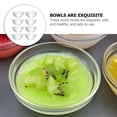 thumbnail image 3 of 8 Pcs Bols Ronds en Verre pour Dessert Riz Pudding Bols Ronds en Verre Contenants pour Pudding, 3 of 8
