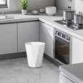 thumbnail image 3 of Polygon Small Wastebasket Garbage Container Paper Organizer For Home Bathroom Laundry Kitchen Kids Room Dorm Desk, 3 of 6