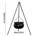 thumbnail image 2 of EGNMCR Room Decor Halloween Decorations Outdoor - Large Cauldron Halloween Decor On Tripod With Timer Lights - Plastic Cauldron Witch Halloween Decorations For Porch Yard Cauldron Halloween Deco, 2 of 2
