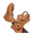 thumbnail image 4 of Gspmoly Dressy Sandals Women, Women'S Casual Open-Toe Wedge Sandals with Adjustable Ankle Strap, Comfortable Cushioned Insole, and Versatile Solid Colors for Spring and Summer Fashion Wedge Sandals, 4 of 4