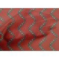 thumbnail image 5 of oneOone Tissu Popeline de Coton Rouge Matériel de Couture Imprimé Tissu au Mètre 56 Pouces de Large-82, 5 of 5