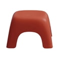 thumbnail image 1 of veasfak Banc simple Maison Rond et Confortable pour Salle de Bain Salle de Jeux Filles Rouge, 1 of 8