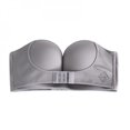 thumbnail image 3 of Women‘s Beauty Back Smoothing Strapless Bra  Adjustable Front Closure Bras  Gray, 3 of 6