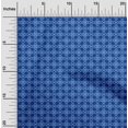 thumbnail image 2 of oneOone Rayon Indigo Blue Fabric Geometric Sewing Craft Projects Fabric Prints By Yard 56 Inch Wide, 2 of 4