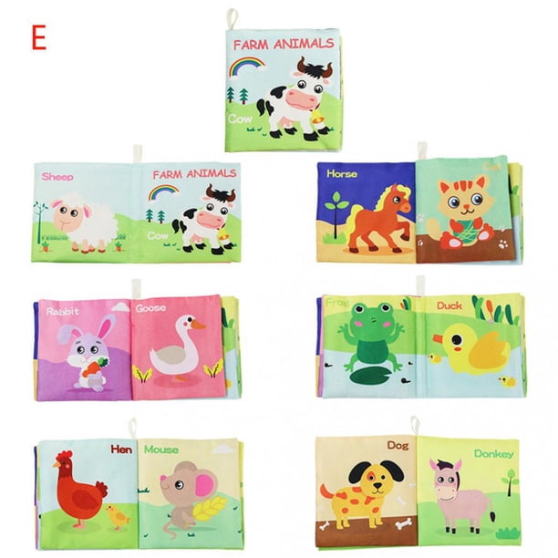 XZNGL Kid Cloth Book Infant Baby Intelligence Development Toy