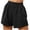Black, variant on hotojiny Women's Sweat Shorts Casual Solid Color High Waisted Wide Leg Summer Workout Lounge Shorts with Pockets