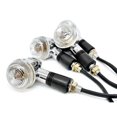 thumbnail image 1 of Krator Motorcycle 4 pcs Clear Bullet Turn Signals Lights Compatible with Yamaha Road Star Silverado XV Midnight, 1 of 5