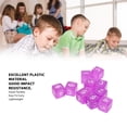 thumbnail image 4 of Dices, 30PCS  Cubes Right Angle Transparent Colored Plastic 6 Sided Dices for Games, 4 of 8