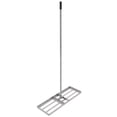 thumbnail image 2 of Lawn Leveling Rake 30"×10", 180° Flexible Rotation & 72'' Long Handle, Stainless Steel Heavy-Duty Topdressing Lawn Leveling Tool for Backyard Garden Farm Golf Course Pasture, 2 of 7