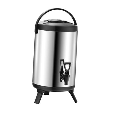 Insulated Beverage Tea Dispenser with Spigot Stock Pots for Milk Party Home 6L (NO Heating Function)