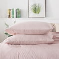 thumbnail image 3 of JML Ensemble de Douillette California Très Grand, Ensemble de Lit 8 Pcs en Microfibre Douce Teintée Cationique, Rose, 3 of 7