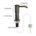 thumbnail image 3 of TIMIFIS Automatic Mixing Cup Sink Soap Extender Household Detergent Press Kitchen Sink Detergent Press Pump Head Extension Tube Heightened Apartment Essentials, 3 of 8