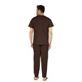 thumbnail image 4 of Inkmeso Solid Nightwear Set For Mens Tshirt And Pants Pajama Set Short Sleeve Pjs Loungewear Set, 4 of 8