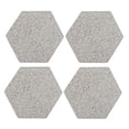 thumbnail image 5 of 4PC Terrazzo Stone Hexagon Coaster 4X4, 5 of 5