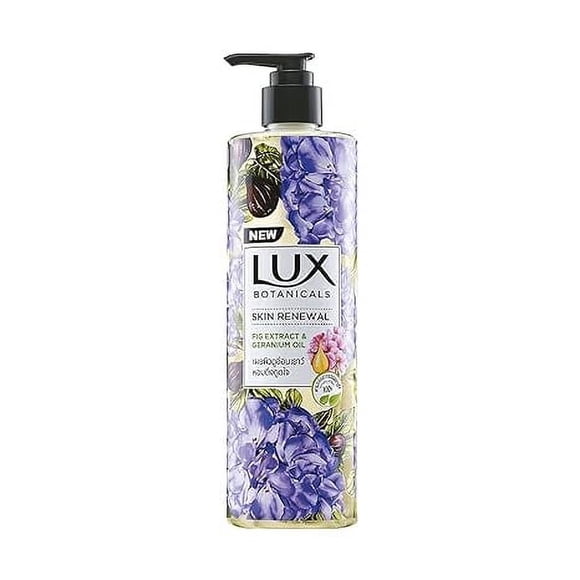Lux Botanicals Skin Renewal Body Wash with Geranium Oil & Fig Extract for Women, 450 ml