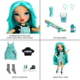 thumbnail image 2 of Poupée-mannequin Rainbow High New Friends : Blu Brooks (bleu sarcelle), 2 of 6