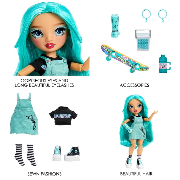 Rainbow High New Friends Fashion Doll- Blu Brooks (Teal) - Walmart.ca