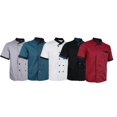 thumbnail image 4 of Chef Jacket Uniform Short Sleeve Hotel Kitchen Apparel Cook Coat Restaurant Coat M Red, 4 of 8