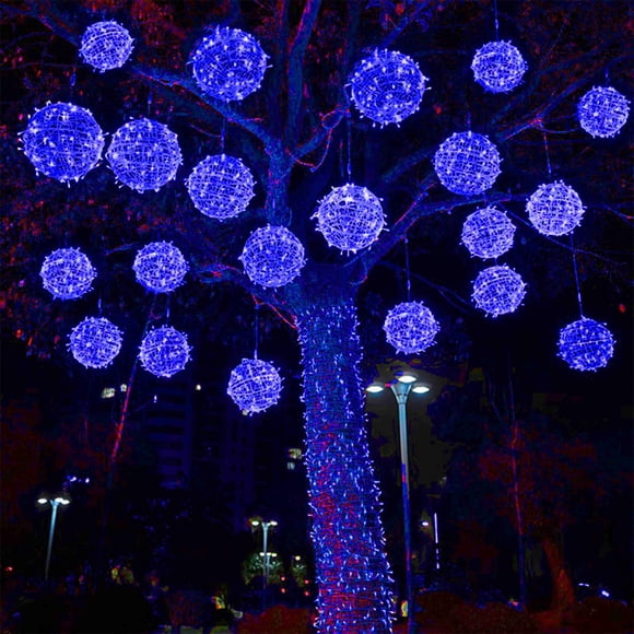 sdhkgrrt Lampes Solaires Suspendues à Moins de 5 $, Lampes Suspendues à Énergie Solaire pour Arbre, Lampes Boules de Jardin d'Extérieur, Lanternes Solaires Étanches, Lampes Sphériques Solaires Décoratives, Orbes Solaires de Décoration de Cour