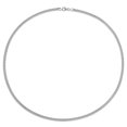 thumbnail image 5 of Miabella Sterling Silver Curb Link Necklace, 5 of 5