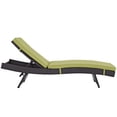 thumbnail image 3 of Modway Convene Outdoor Patio Furniture ChaiseSet of 2 in Espresso Peridot, 3 of 5