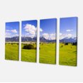thumbnail image 2 of Panorama de Champ de Bavière Verte - Impression d'Art sur Toile Paysage, 2 of 3