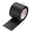 thumbnail image 2 of Unique Bargains 5cmx13m Non-Adhesive Thick Tube Protector Wrap Pipe Protective Tape Black 3Pack, 2 of 5