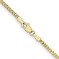 thumbnail image 4 of 10k Yellow Gold 1.5mm Franco Chain Necklace Pendant Charm, 4 of 9