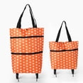 thumbnail image 4 of Chmadoxn Storage Trunks, Foldable Shopping Trolley Soft Fabric Shopping Trolley With Folding Wheels Strength Saving Reusable Shopping Bag For Shopping Or Travel Foldable Shopping Trolley, 4 of 5
