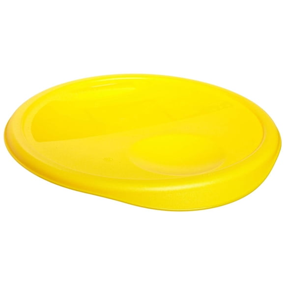 Rubbermaid Commercial 5730YEL Round Storage Container Lids, 13 1/2 dia x 2 3/4 h, Yellow