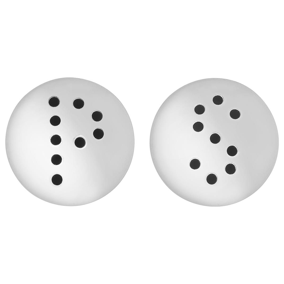Salière et poivrière Century de Trudeau Maison en acier inoxydable de 11,5 cm (4,5 po)