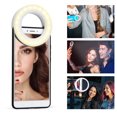 thumbnail image 3 of Selfie Ring Light, Portable Dimmable Rechargeable 40 LED Circle Ring Fill Light Beauty Ringlight With 3 Light Modes For Live Stream Makeup Photography Vlogging Video, 3 of 8