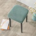 thumbnail image 4 of Harpily Vanity Stool Covers Square Dining Chair Seat Covers for Wedding Party Bar Hotel Stretch Stool Cover With Non Slip Design, 4 of 4
