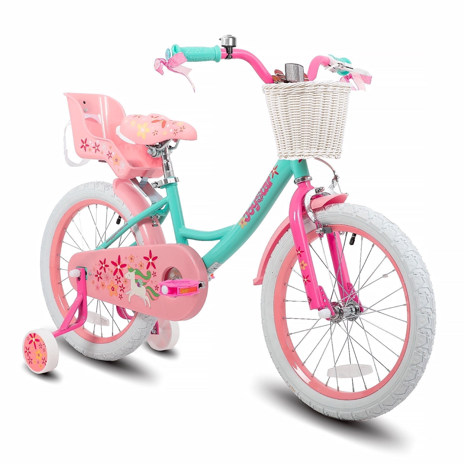 JOYSTAR Unicorn Vélo Fille 18 Pouces, Vert
