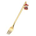 thumbnail image 1 of TIMIFIS Forks Kitchen Accessories New Year Tableware Dessert Fork Stirring Small Fork New Year Gift Fork, 1 of 1