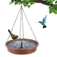 thumbnail image 1 of Solar Bird Bath Fountain Pump, Environmental Protection Hanging Style Solar Bird Bath Fountain  for Patio, 1 of 7