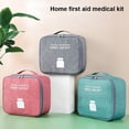 thumbnail image 4 of maytalsory Emergency Organizer Zipper Waterproof Household Empty Storage Bag Classification Dust-proof Students Pill Case for School Gray Large, 4 of 6
