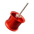 thumbnail image 3 of Almencla Fishing Reel Spool Aluminum Lightweight Baitcasting Reel Spool for cc80 CR80 Red, 3 of 8