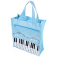 thumbnail image 2 of Shisuyan Music Note Bag Portable Tote Bag Music Books Storage Bag Girl Handbag with Handle, 2 of 8