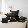thumbnail image 4 of YST Sports Theme 7-Piece Comforter Set, 7-Piece, Sports, Yellow Black, Full Size, 4 of 4