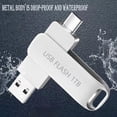 thumbnail image 2 of 1T USB Flash Drive-2 in 1 Thumb Drive with USB and Type C Port-Compatible with Laptops PC Transfer Data, 2 of 7