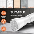 thumbnail image 2 of HLONK 2 Pack Curtain Rod Adjustable 24-43 Inches，5/8” Diameter， White，Small Short Expandable Spring Loaded Tension Rods For Window  Bathroom  Cupboard Kitchen, 2 of 6