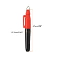 thumbnail image 2 of Unique Bargains Mini Permanent Markers Dry Erase Pen with Keychain Clip, Red Ink  4 Pack, 2 of 5