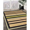 thumbnail image 3 of Ahgly Company Tapis d'Intérieur Lavables en Machine Rectangulaire Abstrait Brun Foncé, 8' x 10', 3 of 7