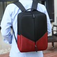 thumbnail image 3 of 3-Piece USB Charging Laptop Backpack Set Organized Compartments Padded Shoulder Strap for 15.6 Inch Laptop Travel Business School Durable Polyester Fabric, 3 of 8