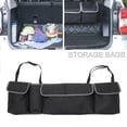 thumbnail image 2 of Car Rear Seat Storage Hanging Bag Backseat Trunk Organizer Hanging Organizer Foldable Cargo Storage Bag  Adjustable Strap Durable  Fit for Most Vehicles, 2 of 9